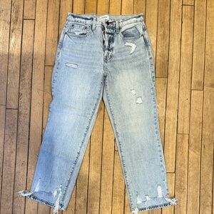 Pistols Distressed Light Blue Women's Jeans